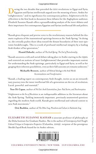 Enlightenment on the Eve of Revolution: The Egyptian and Syrian Debates