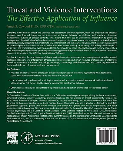 Threat and Violence Interventions: The Effective Application of Influence