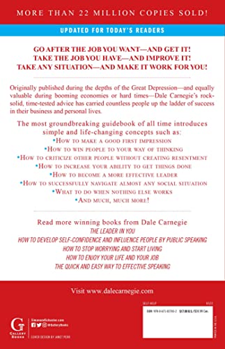 How to Win Friends and Influence People — back cover