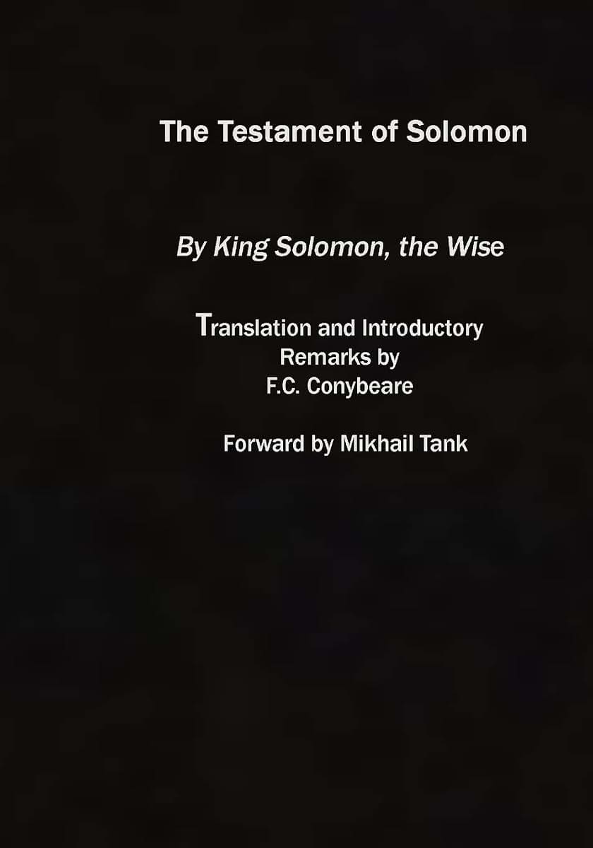The Testament Of Solomon: (Original Version)