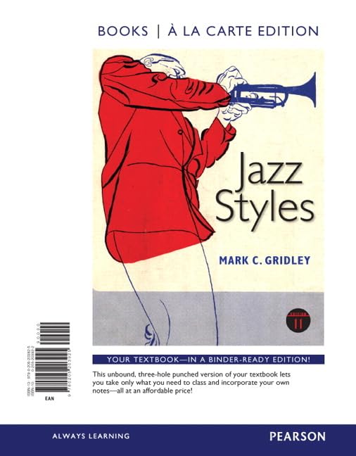 Jazz Styles (Books a la Carte) by Gridley, Mark