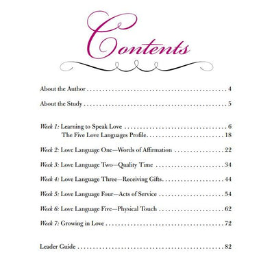 Five Love Languages, Small Group Study Edition