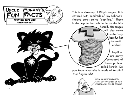 Bad Kitty Gets a Bath (paperback black-and-white edition)