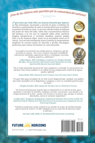 Diez cosas que todo nio con autismo desearía que supieras / Ten Things Every Child with Autism Wishes You Knew (Spanish Edition)