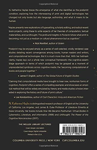 Postprint: Books and Becoming Computational (The Wellek Library Lectures)
