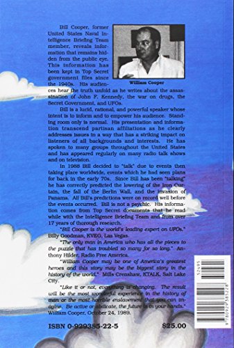 Behold a Pale Horse — back cover