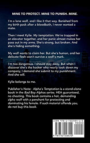 Alpha's Temptation: A Billionaire Werewolf Romance (Bad Boy Alphas)