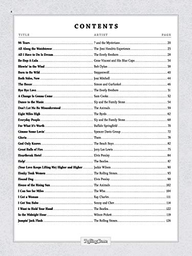 Selections from Rolling Stone Magazine's 500 Greatest Songs