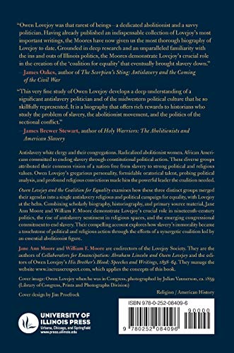Owen Lovejoy and the Coalition for Equality: Clergy, African Americans, and Women United for Abolition — back cover
