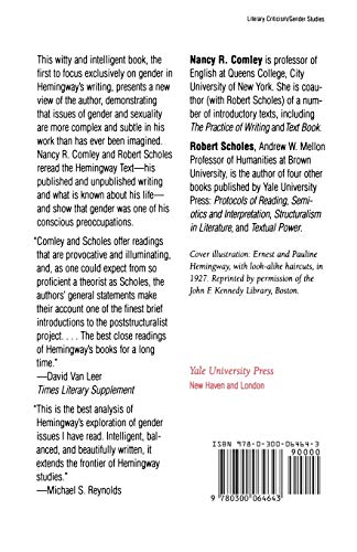 Hemingway's Genders: Rereading the Hemingway Text