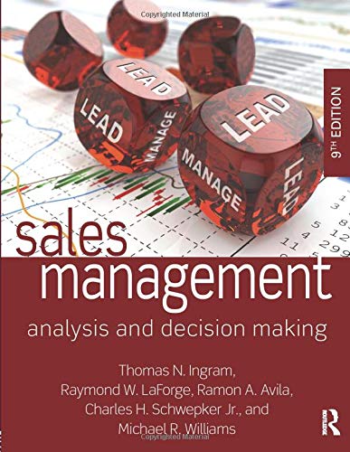 Sales Management: Analysis and Decision Making