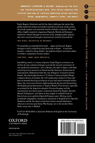Modernism and the New Spain: Britain, Cosmopolitan Europe, and Literary History (Modernist Literature and Culture)