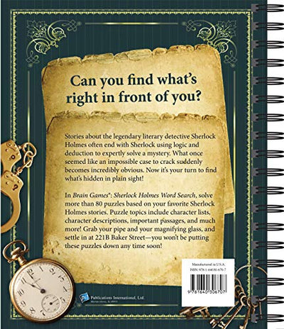 Brain Games - Sherlock Holmes Word Search