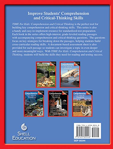 Comprehension and Critical Thinking Grade 4 (Comprehension & Critical Thinking) — back cover