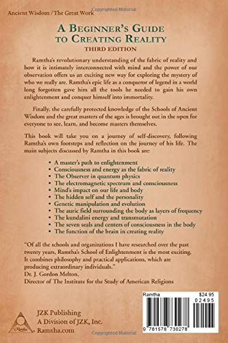 A Beginner's Guide to Creating Reality, 3rd Edition — back cover
