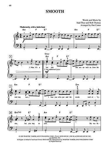 The Billboard Hot 100 50th Anniversary Songbook: Easy Piano (Billboard Magazine)