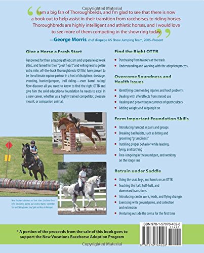 Beyond the Track: Retraining the Thoroughbred from Racecourse to Riding Horse — back cover