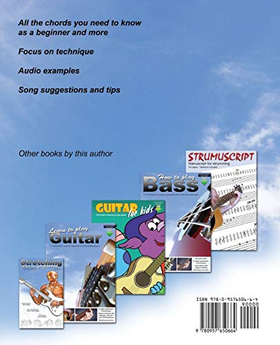 Guitar Chords for Beginners: A Beginners Guitar Chord Book with Open Chords and More