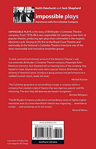 Impossible Plays: Adventures with the Cottesloe Company (Plays and Playwrights)