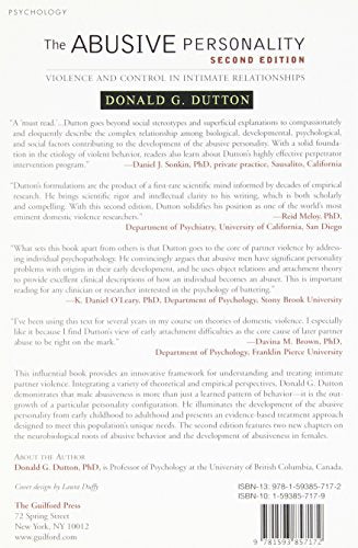 The Abusive Personality: Violence and Control in Intimate
