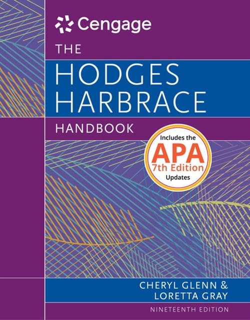 The Hodges Harbrace Handbook: 2016 Mla Update