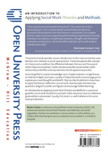 An Introduction to Applying Social Work Theories and Methods — back cover