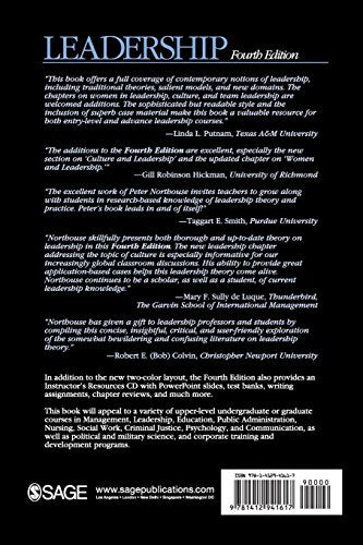 Leadership: Theory and Practice