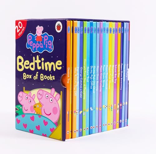 Peppa Pig Bedtime Box of Books 20 Stories Ladybird Collection Box Set