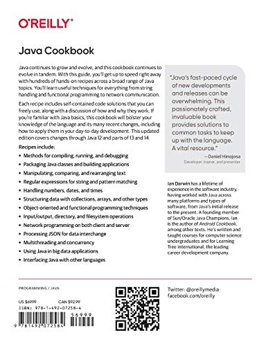 Java Cookbook: Problems and Solutions for Java Developers