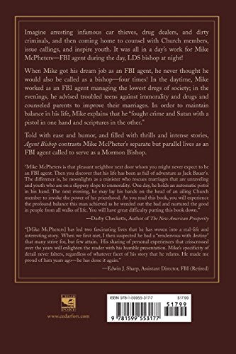 Agent Bishop: True Stories from an FBI Agent Moonlighting As a Mormon Bishop — back cover