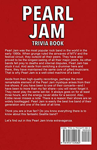 Pearl Jam Trivia Book: Uncover The Epic History & Facts Every Fan Should Know!