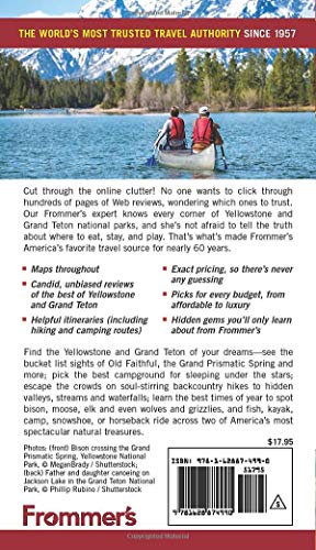 Frommer's Yellowstone and Grand Teton National Parks (Complete Guide) — back cover