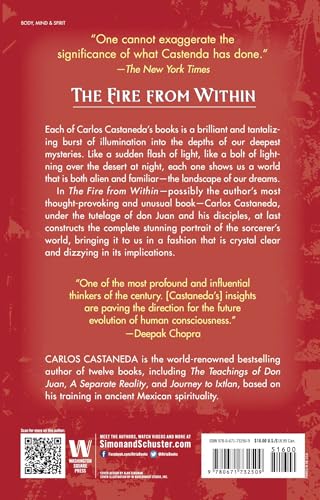 The Fire from Within by Castaneda, Carlos