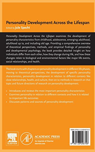 Personality Development Across the Lifespan