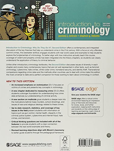 Introduction to Criminology: Why Do They Do It?