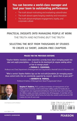 Truth About Managing People, The: Proven Insights to Get the Best from Your Team — back cover