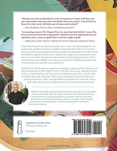 The Magical Years: 101 Activities for Infants, Toddlers and Preschoolers to Grow and Thrive