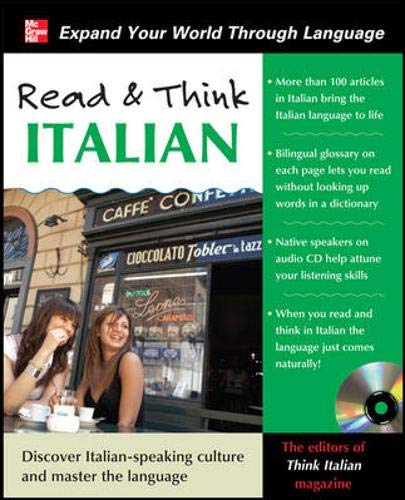 Read and Think Italian with Audio CD by Think Italian! Magaz