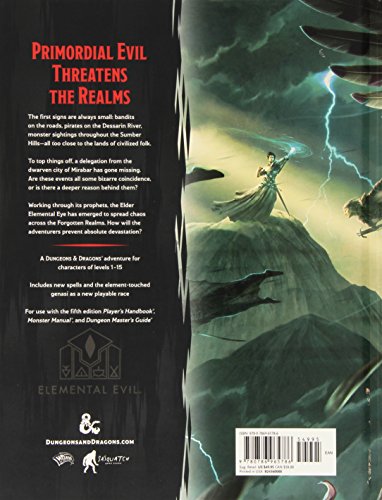 Dungeons & Dragons Princes of The Apocalypse — back cover