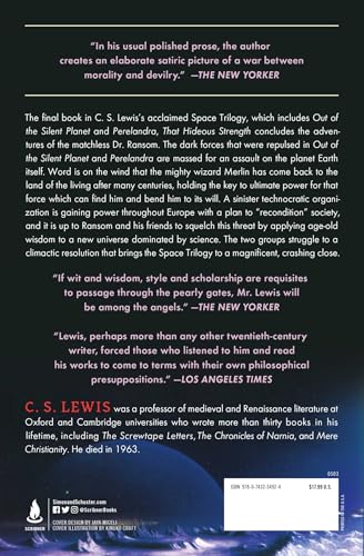 That Hideous Strength (Space Trilogy, Book 3)