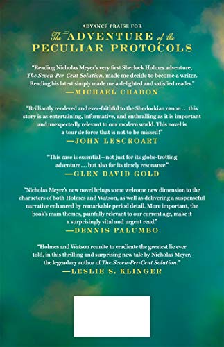 The Adventure of the Peculiar Protocols: Adapted from the Journals of John H. Watson, M.D.