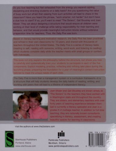 The Daily Five — back cover