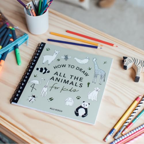 All the Animals: How to Draw Books for Kids with Dogs, Cats, Lions, Dolphins, and More