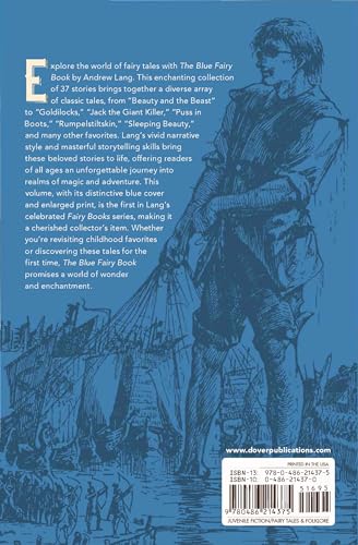 The Blue Fairy Book (Dover Children's Classics), Packaging May Vary — back cover