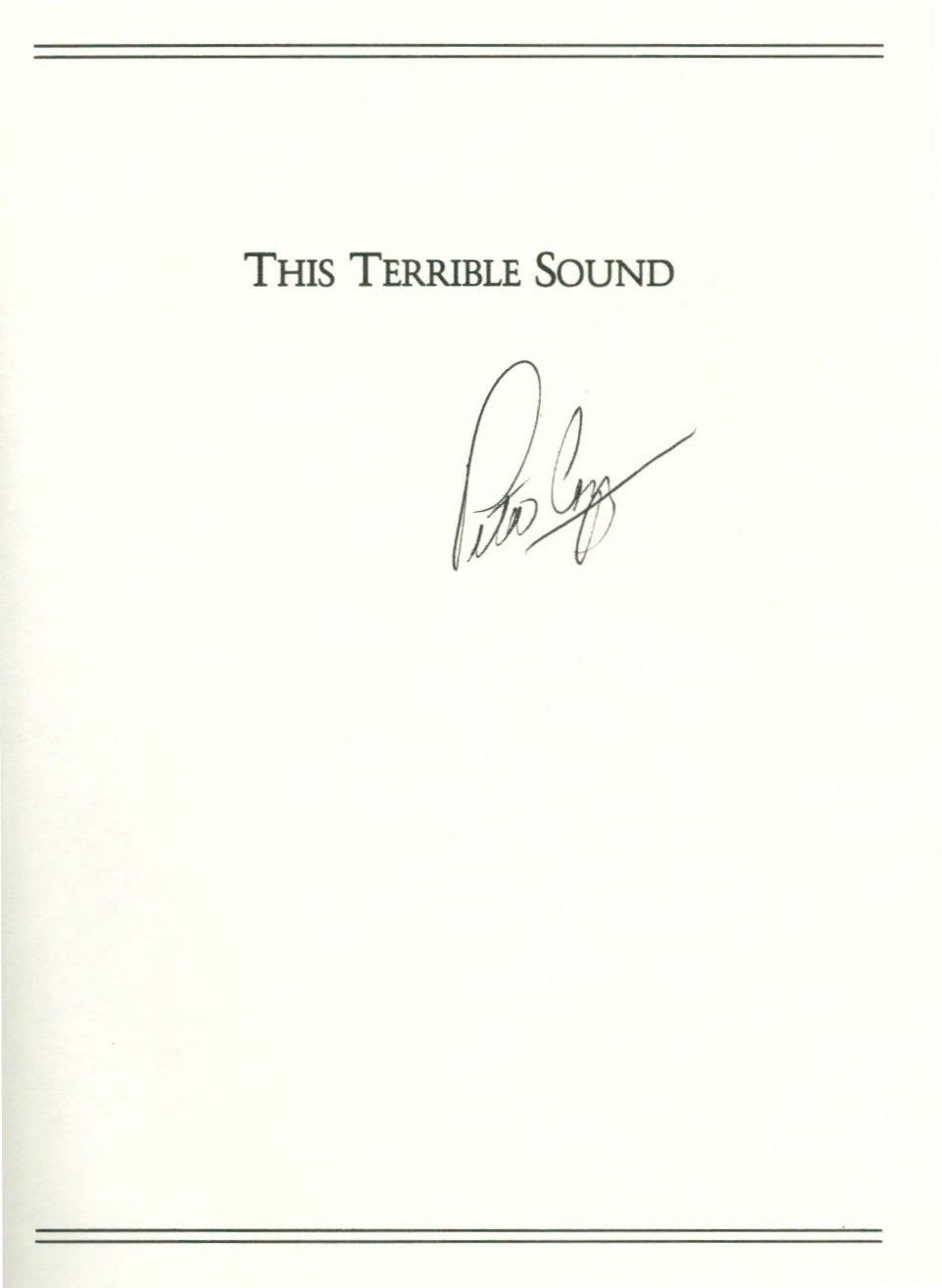 This Terrible Sound: The Battle of Chickamauga (Civil War Trilogy)