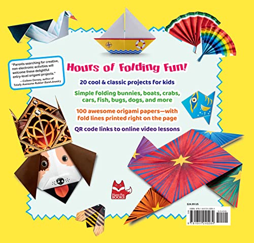 Origami for Kids: 20 Projects to Make Plus 100 Papers to Fol
