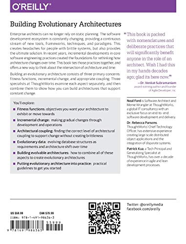 Building Evolutionary Architectures: Support Constant Change — back cover