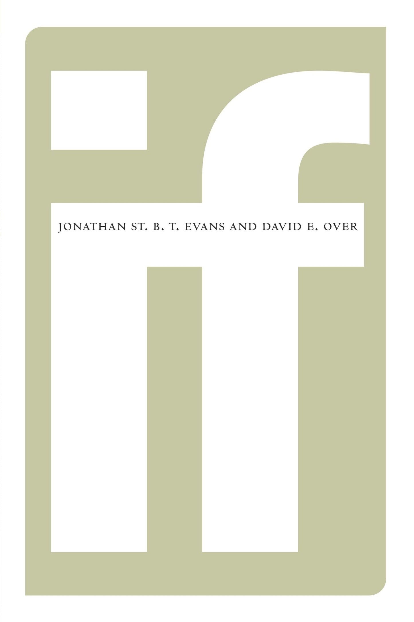 If (Oxford Cognitive Science Series)