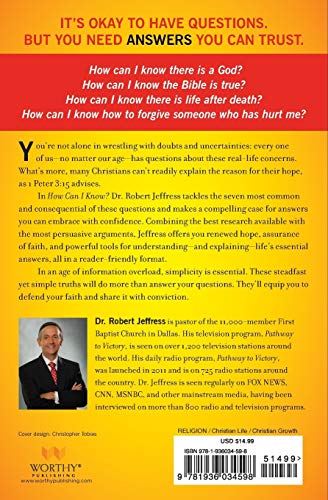 How Can I Know? — back cover