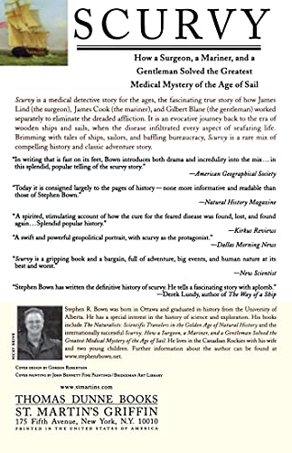 Scurvy: How a Surgeon, a Mariner, and a Gentlemen Solved the